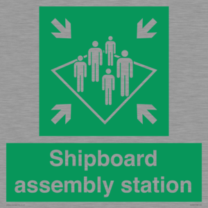 Shipboard assembly station